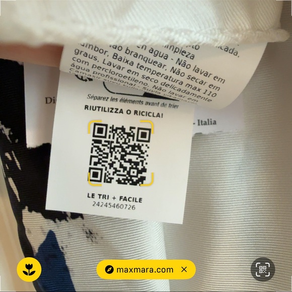 NWOT Max Mara Label-cut Oversized 100% Silk Scarf Sz: :89cm*89cm Fall/Holiday - Picture 9 of 14